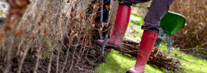 Een klushuis, die tuin komt later…